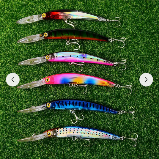 fishing lures comes in one of six styles
