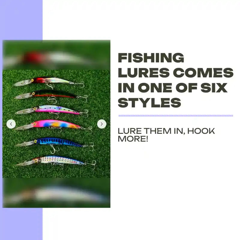 fishing lures comes in one of six styles by@Outfy